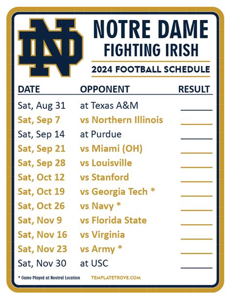 notre dame fighting irish football players|notre dame football printable roster.